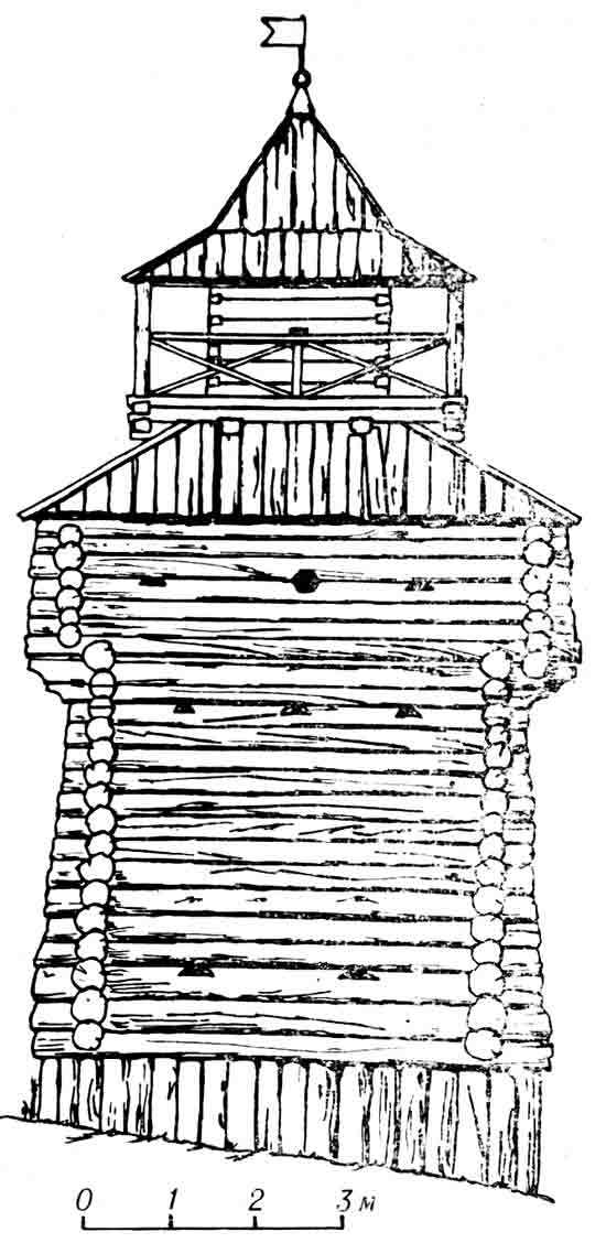 Особенности архитектуры деревянных башен и крепостей